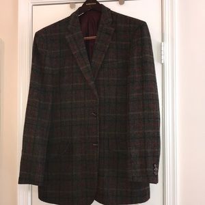 Harris Tweed Plaid Jacket